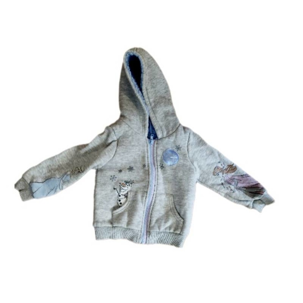 Frozen Zip Up Hoodie 3T Olaf Ana Elsa